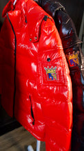 Load image into Gallery viewer, Fire Red Puffer Coat
