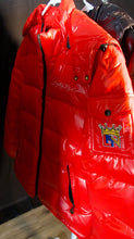 Load image into Gallery viewer, Fire Red Puffer Coat
