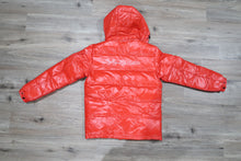 Load image into Gallery viewer, Fire Red Puffer Coat
