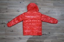 Load image into Gallery viewer, Fire Red Puffer Coat
