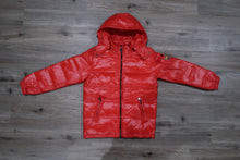 Load image into Gallery viewer, Fire Red Puffer Coat
