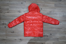 Load image into Gallery viewer, Fire Red Puffer Coat
