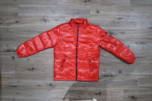 Load image into Gallery viewer, Fire Red Puffer Coat
