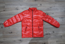 Load image into Gallery viewer, Fire Red Puffer Coat
